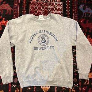 George Washington University Large Champion Crewneck - Grey